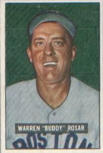 1951 Bowman #236 Buddy Rosar Front