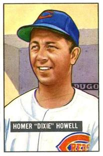 1951 Bowman #252 Homer Howell Front