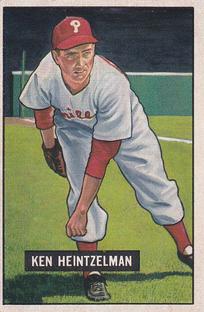 1951 Bowman #147 Ken Heintzelman Front