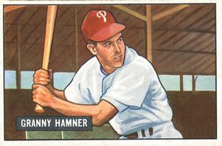 1951 Bowman #148 Granny Hamner Front
