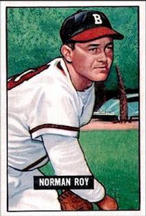 1951 Bowman #278 Norman Roy Front