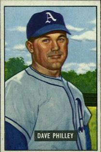 1951 Bowman #297 Dave Philley Front