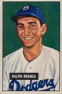 1951 Bowman #56 Ralph Branca Front