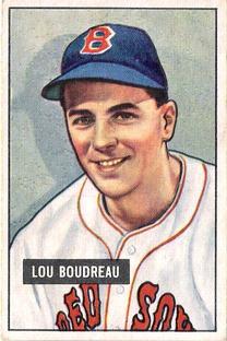 1951 Bowman #62 Lou Boudreau Front