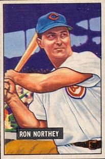 1951 Bowman #70 Ron Northey Front