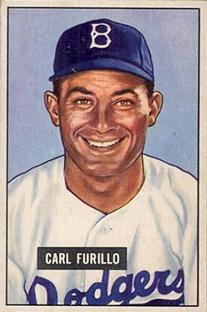 1951 Bowman #81 Carl Furillo Front