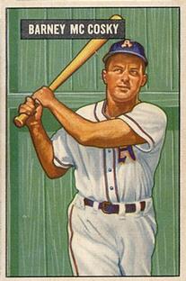 1951 Bowman #84 Barney McCosky Front