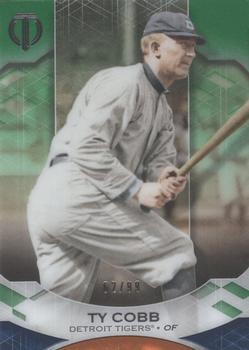 2019 Topps Tribute - Green #49 Ty Cobb Front