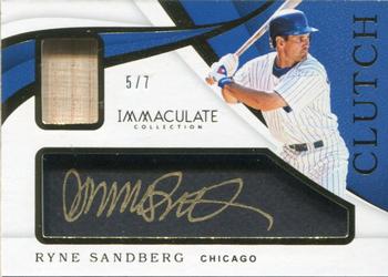2019 Panini Immaculate Collection - Clutch #CL-RS Ryne Sandberg Front