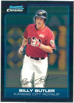 2006 Bowman Draft Picks & Prospects - Chrome Futures Game Prospects #FG36 Billy Butler Front