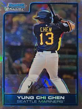 2006 Bowman Draft Picks & Prospects - Chrome Futures Game Prospects Refractors #FG30 Yung-Chi Chen Front