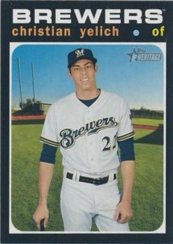 2020 Topps Heritage #174 Christian Yelich Front