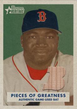 2006 Bowman Heritage - Pieces of Greatness #PG-DO David Ortiz Front