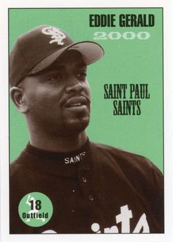 2000 St. Paul Saints #NNO Eddie Gerald Front