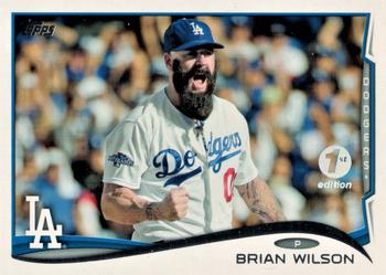 2014 Topps - 1st Edition #367 Brian Wilson Front