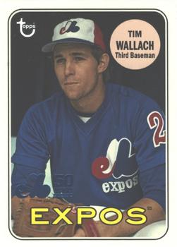 2019 Topps Archives - 50th Anniversary of the Montréal Expos Blue Foil #MTL-TW Tim Wallach Front