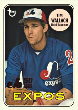 2019 Topps Archives - 50th Anniversary of the Montréal Expos Red Foil #MTL-TW Tim Wallach Front
