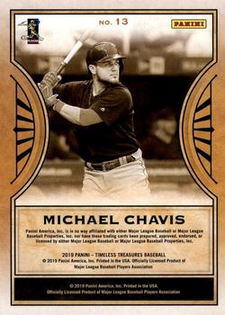 2019 Panini Chronicles - Timeless Treasures #13 Michael Chavis Back