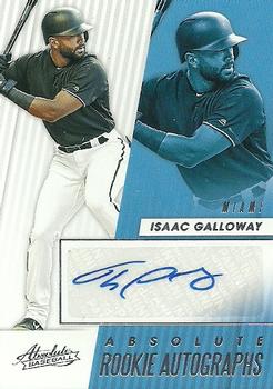 2019 Panini Chronicles - Absolute Rookie Autographs #ARA-IG Isaac Galloway Front