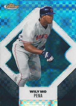 2006 Finest - X-Fractors Blue #13 Wily Mo Pena Front