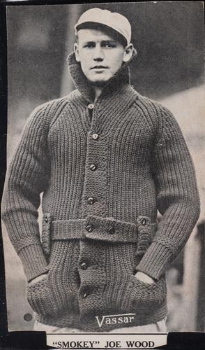 1912 Vassar Sweaters #NNO Smoky Joe Wood Front