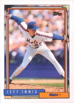 1992 Topps #139 Jeff Innis Front