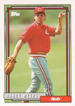 1992 Topps #24 Randy Myers Front