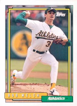 1992 Topps #285 Bob Welch Front