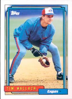1992 Topps #385 Tim Wallach Front
