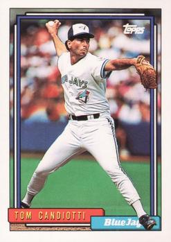 1992 Topps #38 Tom Candiotti Front