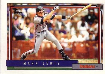 1992 Topps #446 Mark Lewis Front