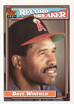 1992 Topps #5 Dave Winfield Front