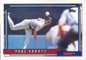 1992 Topps #781 Paul Abbott Front