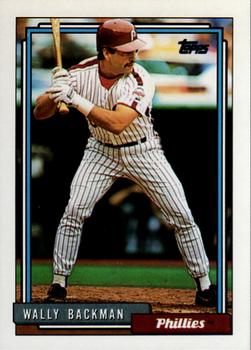 1992 Topps #434 Wally Backman Front