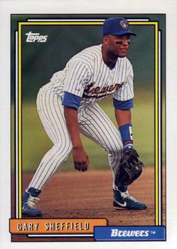 1992 Topps #695 Gary Sheffield Front