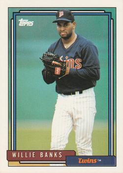 1992 Topps #747 Willie Banks Front