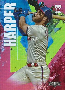 2019 Topps Fire - Flame #137 Bryce Harper Front