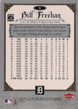 2006 Fleer Greats of the Game - Copper #6 Bill Freehan Back