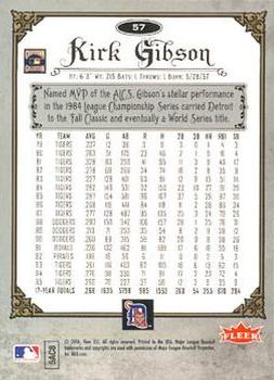 2006 Fleer Greats of the Game - Copper #57 Kirk Gibson Back