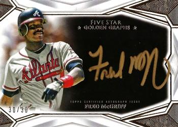 2019 Topps Five Star - Golden Graphs #GG-FM Fred McGriff Front