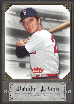 2006 Fleer Greats of the Game - Pewter #32 Dwight Evans Front