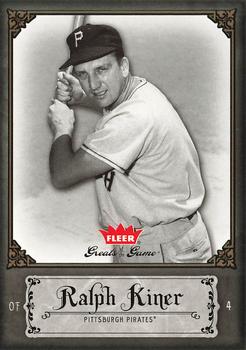 2006 Fleer Greats of the Game - Pewter #72 Ralph Kiner Front