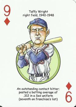 2011 Hero Decks Chicago White Sox South Side Edition Baseball Heroes Playing Cards #9♦ Taffy Wright Front