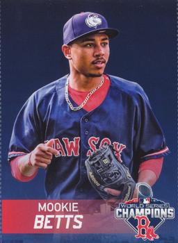 2019 BankRI/WEEI Pawtucket Red Sox World Series Champions Boston Red Sox #NNO Mookie Betts Front
