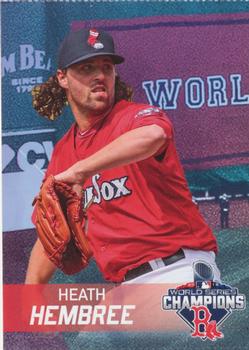 2019 BankRI/WEEI Pawtucket Red Sox World Series Champions Boston Red Sox #NNO Heath Hembree Front