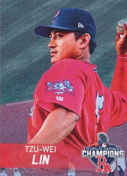 2019 BankRI/WEEI Pawtucket Red Sox World Series Champions Boston Red Sox #NNO Tzu-Wei Lin Front