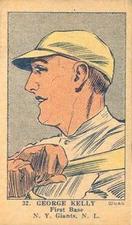 1923 Strip Cards (W515-1) #32 George Kelly Front