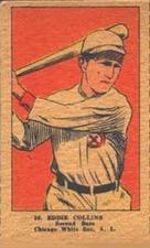 1923 Strip Cards (W515-1) #58 Eddie Collins Front