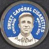 1909-12 Sweet Caporal Domino Discs (PX7) #NNO Fred Parent Front