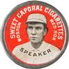 1909-12 Sweet Caporal Domino Discs (PX7) #NNO Tris Speaker Front